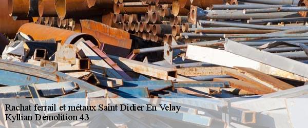 Rachat ferrail et métaux saint-didier-en-velay-43140 Kyllian Démolition 43