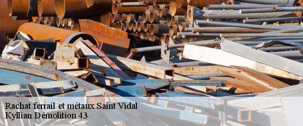 Rachat ferrail et métaux saint-vidal-43320 Kyllian Démolition 43