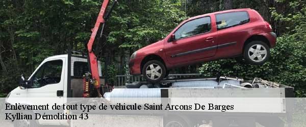 Enlèvement de tout type de véhicule  saint-arcons-de-barges-43420 Kyllian Démolition 43