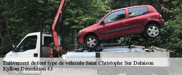 Enlèvement de tout type de véhicule  saint-christophe-sur-dolaison-43370 Kyllian Démolition 43