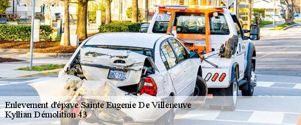 Enlevement d'épave  sainte-eugenie-de-villeneuve-43230 Kyllian Démolition 43