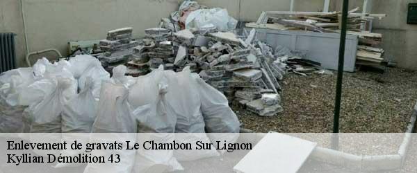 Enlevement de gravats  le-chambon-sur-lignon-43400 Kyllian Démolition 43