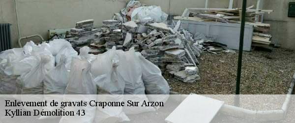 Enlevement de gravats  craponne-sur-arzon-43500 Kyllian Démolition 43