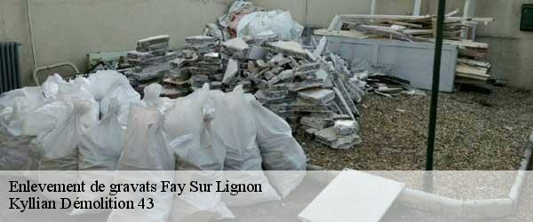 Enlevement de gravats  fay-sur-lignon-43430 Kyllian Démolition 43