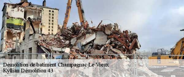 Démolition de batiment  champagnac-le-vieux-43440 Kyllian Démolition 43